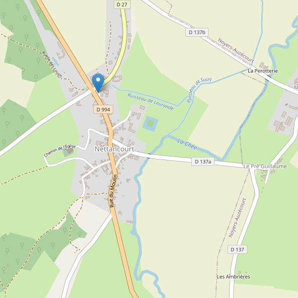Carte des parkings à Nettancourt Thumbnail