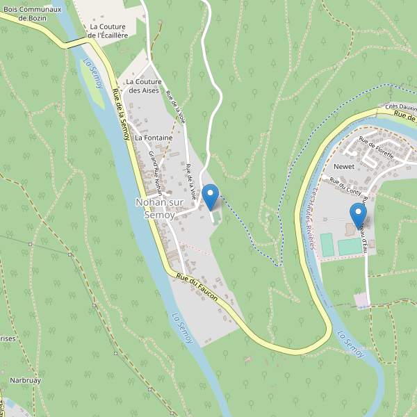 Carte des parkings à Nohan sur Semoy Thumbnail