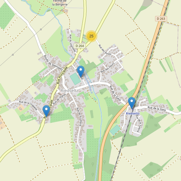 Carte des parkings à Riedseltz Thumbnail