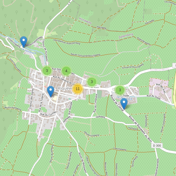 Carte des parkings à Riquewihr Thumbnail