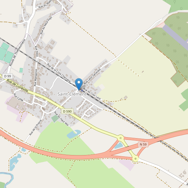 Carte des parkings à Saint-Clément (Meurthe-et-Moselle) Thumbnail