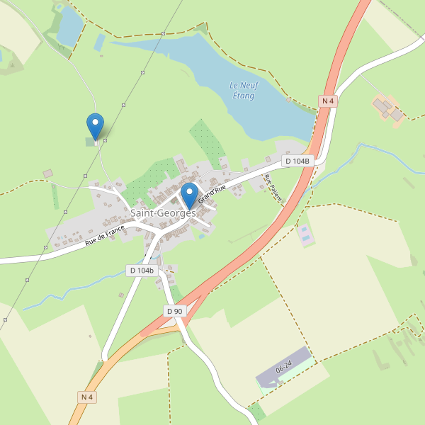 Carte des parkings à Saint-Georges (Moselle) Thumbnail