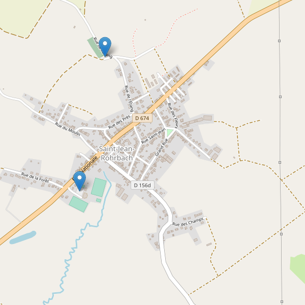 Carte des parkings à Saint-Jean-Rohrbach Thumbnail