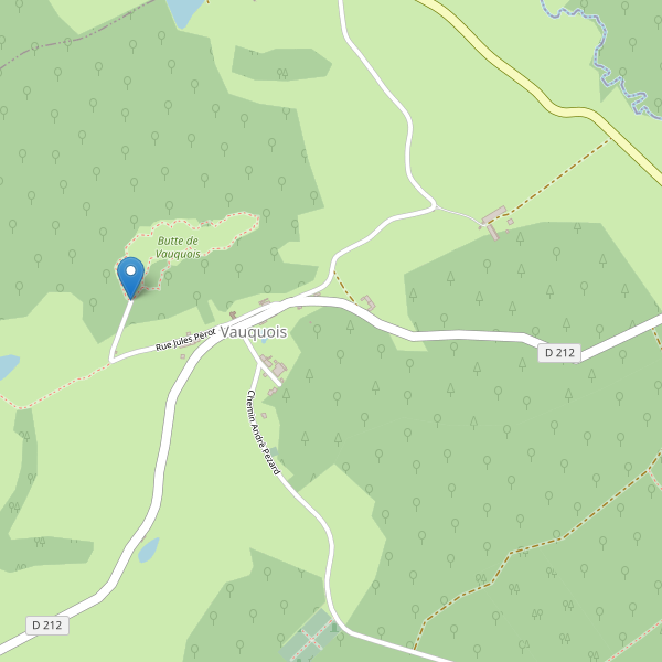 Carte des parkings à Vauquois Thumbnail