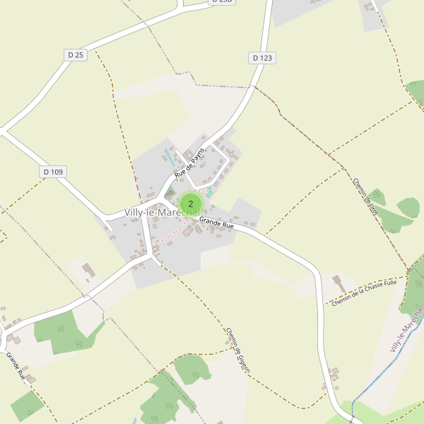 Carte des parkings à Villy-le-Maréchal Thumbnail