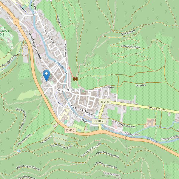 Carte des pharmacies à Kaysersberg Thumbnail