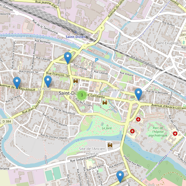 Carte des pharmacies à Saint-Dizier Thumbnail