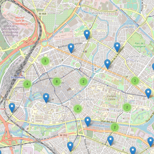 Carte des pharmacies à Strasbourg Thumbnail