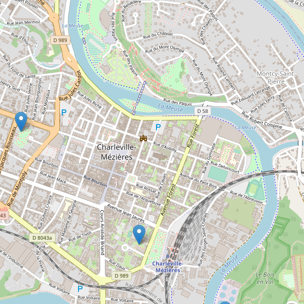 Carte des sites-archeologiques à Charleville-Mézières Thumbnail