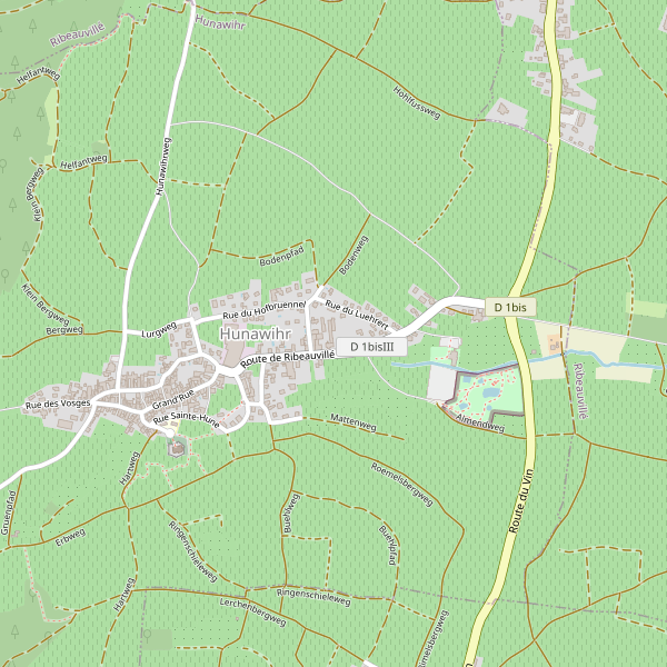 Carte des stationnement-velos à Hunawihr Thumbnail