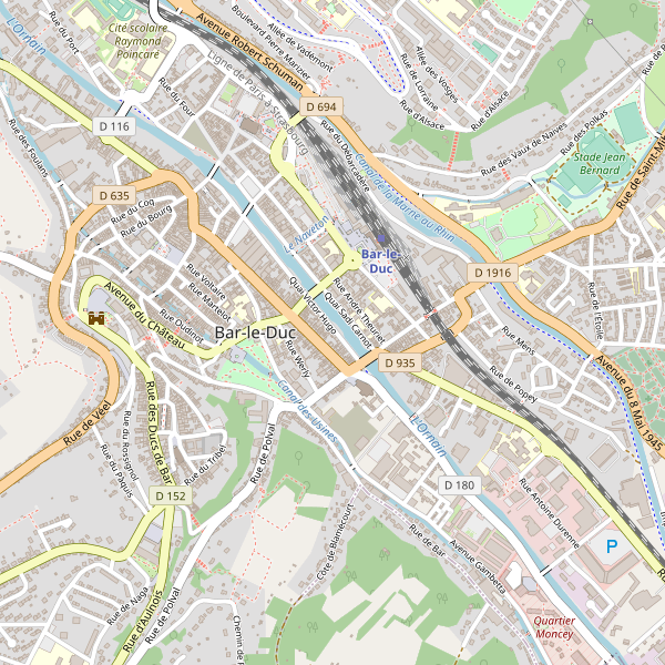Carte des taxi à Bar-le-Duc Thumbnail