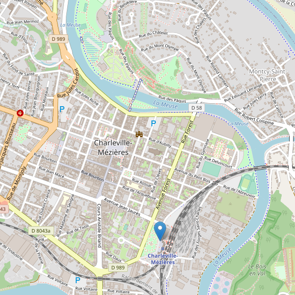 Carte des taxi à Charleville-Mézières Thumbnail
