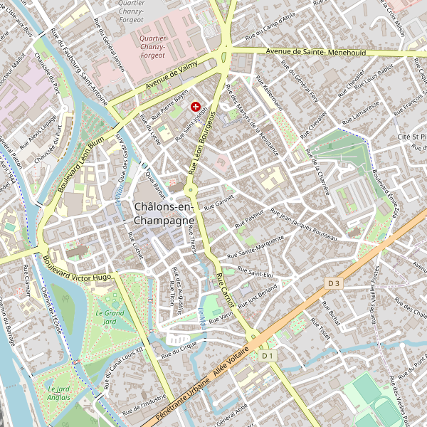 Carte des taxi à Châlons-en-Champagne Thumbnail