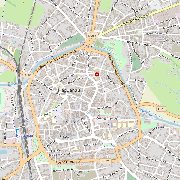 Carte des taxi à Haguenau Thumbnail