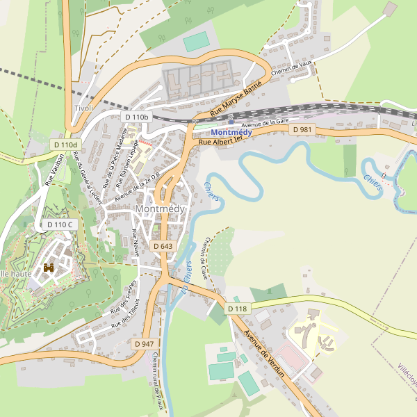 Carte des taxi à Montmédy Thumbnail