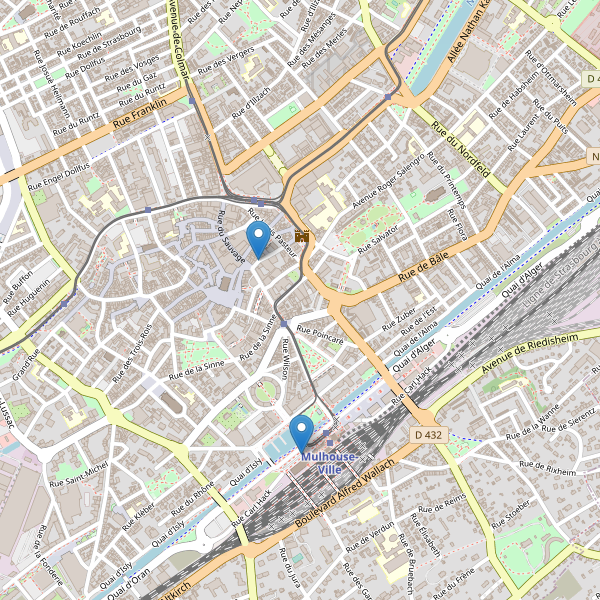 Carte des taxi à Mulhouse Thumbnail