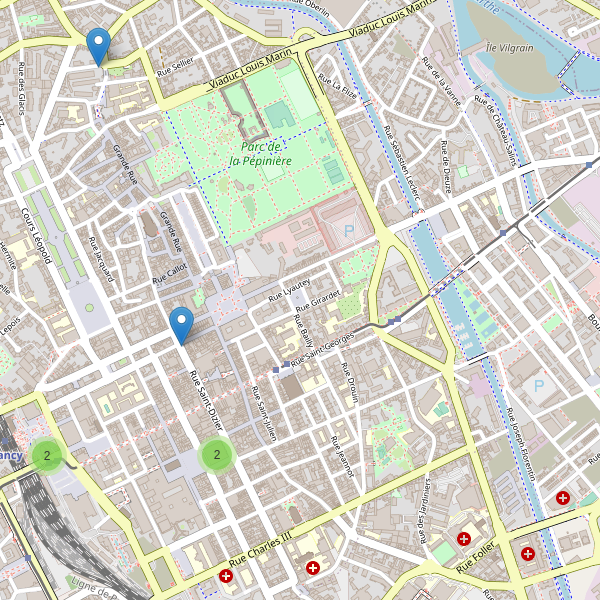 Carte des taxi à Nancy Thumbnail