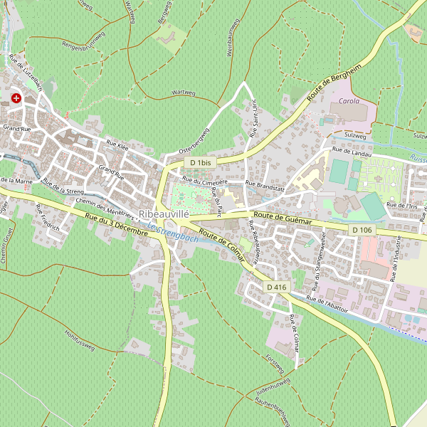 Carte des taxi à Ribeauvillé Thumbnail