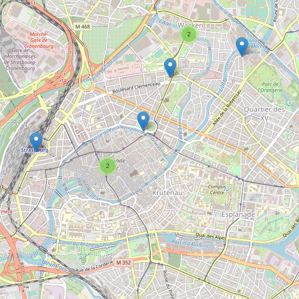 Carte des taxi à Strasbourg Thumbnail
