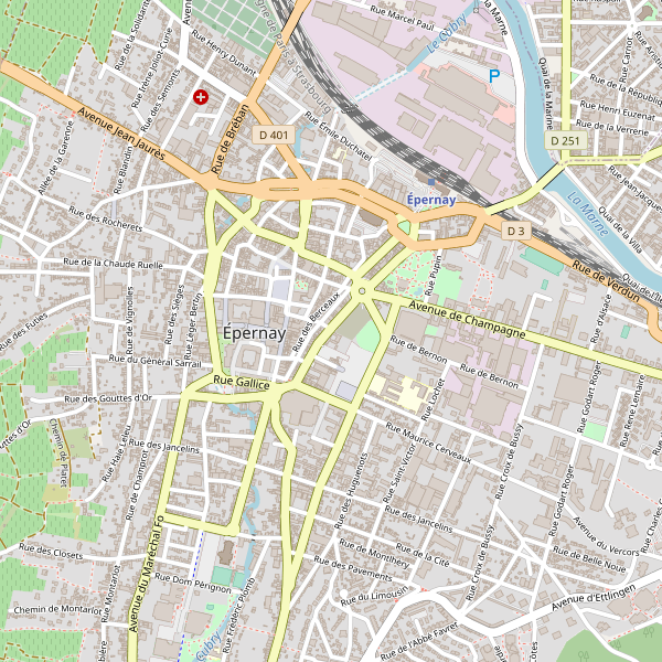 Carte des taxi à Épernay Thumbnail