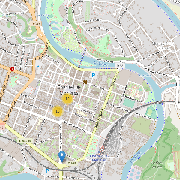 Carte des vetements à Charleville-Mézières Thumbnail