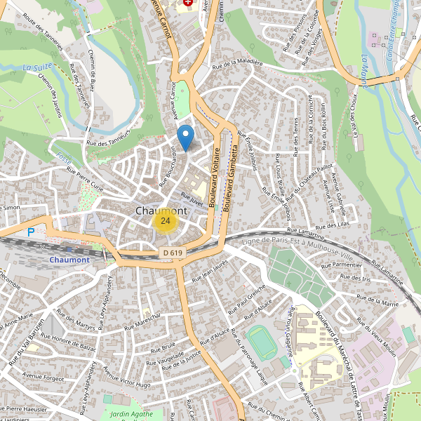 Carte des vetements à Chaumont (Haute-Marne) Thumbnail