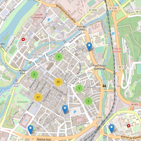 Carte des vetements à Metz (Moselle) Thumbnail