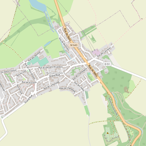 Carte des location-voiture à Amanvillers Thumbnail