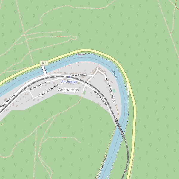 Carte des hotels à Anchamps Thumbnail