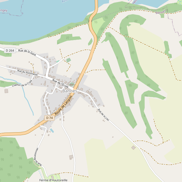 Carte des hotels à Bannes (Haute-Marne) Thumbnail