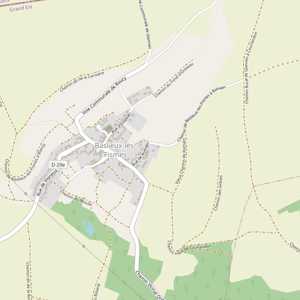 Carte des fastfood à Baslieux-lès-Fismes Thumbnail