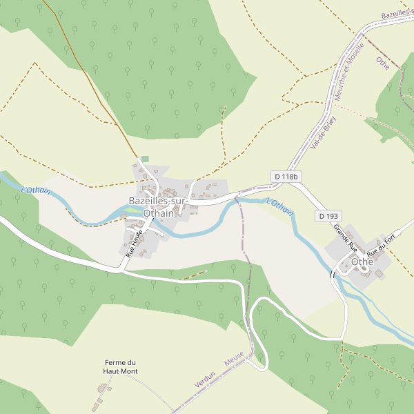 Carte des taxi à Bazeilles-sur-Othain Thumbnail