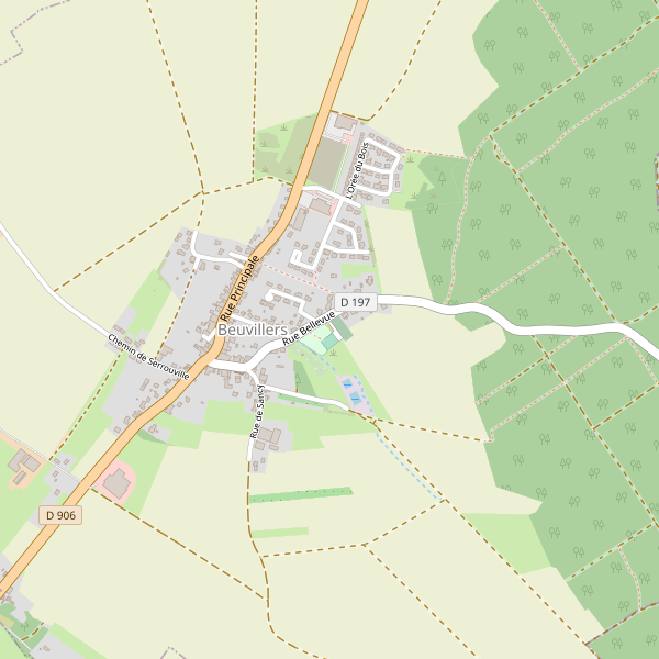 Carte des hotels à Beuvillers (Meurthe-et-Moselle) Thumbnail