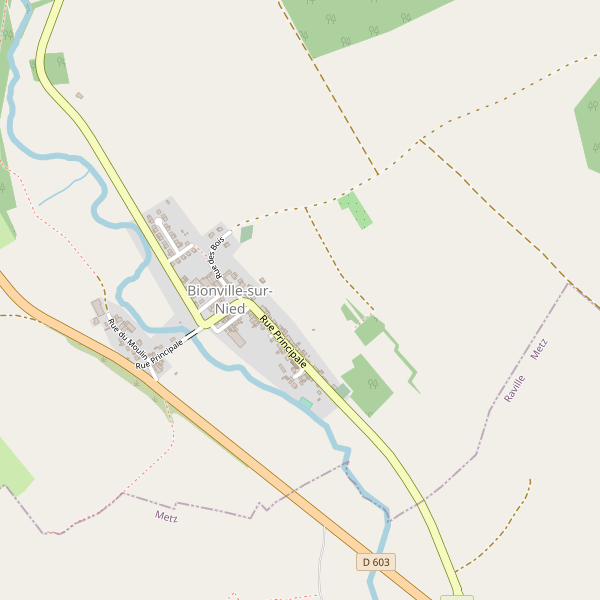 Carte des hotels à Bionville-sur-Nied Thumbnail