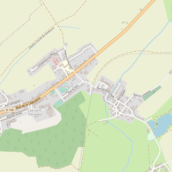 Carte des vues à Bouligny Thumbnail