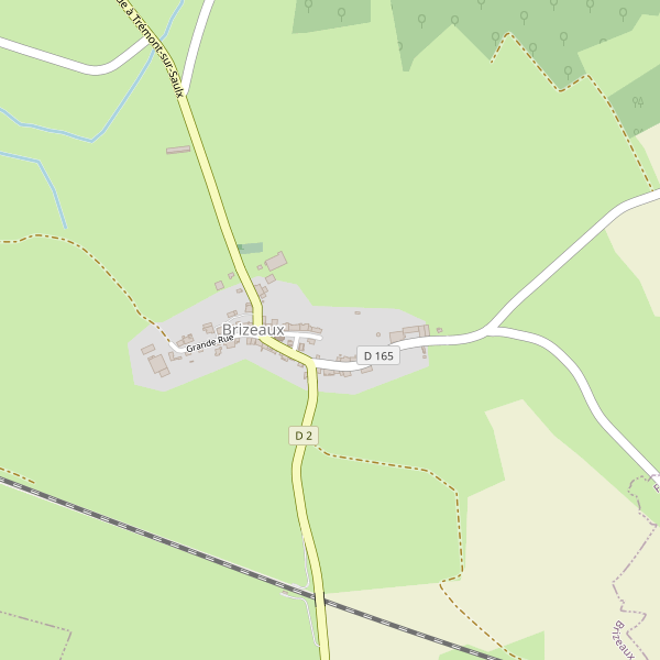 Carte des bedandbreakfast à Brizeaux Thumbnail