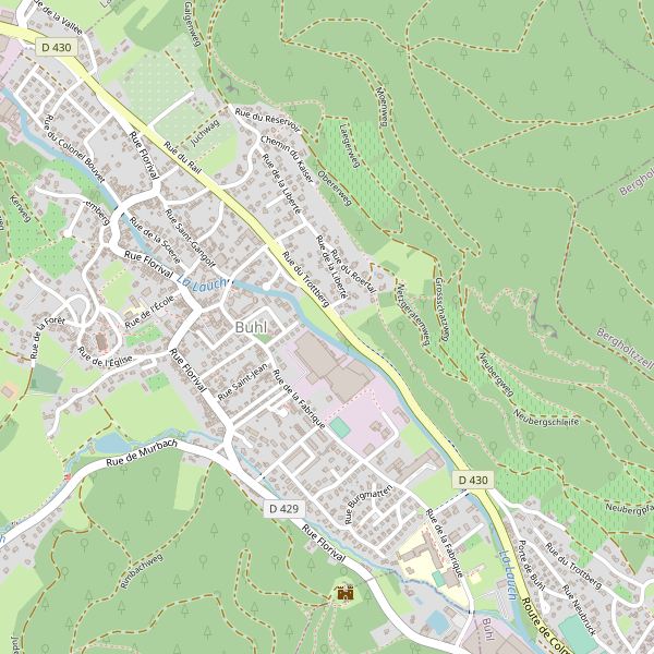 Carte des glaciers à Buhl (Haut-Rhin) Thumbnail