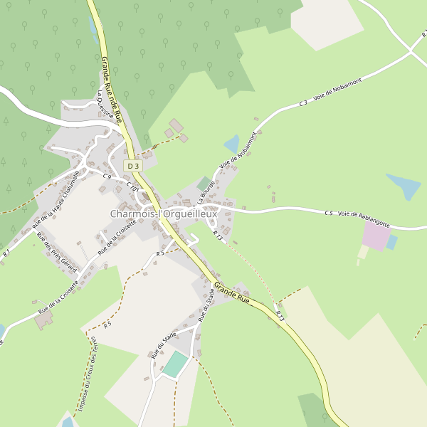 Plan de Charmois-l'Orgueilleux Thumbnail