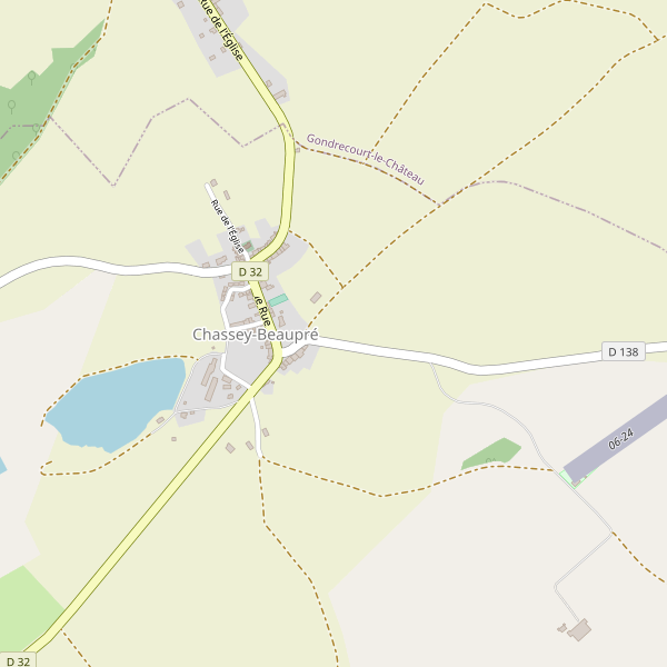 Carte des hotels à Chassey-Beaupré Thumbnail