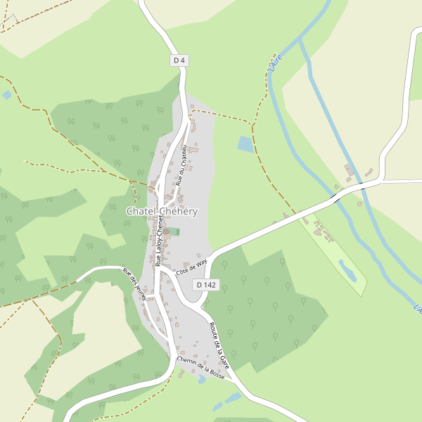 Carte des chaussures à Chatel-Chéhéry Thumbnail