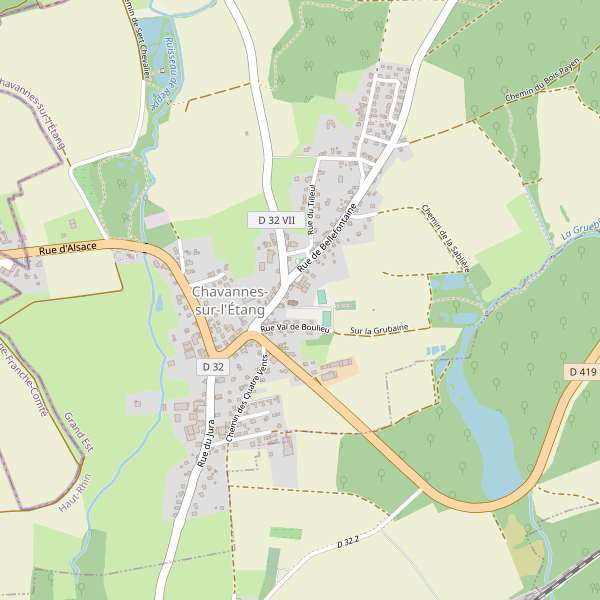 Carte des chaussures à Chavannes-sur-l'Étang Thumbnail
