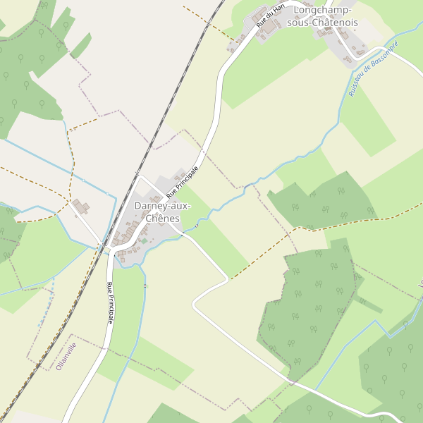 Carte des vues à Darney-aux-Chênes Thumbnail