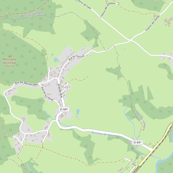Carte des medecins à Fays (Vosges) Thumbnail