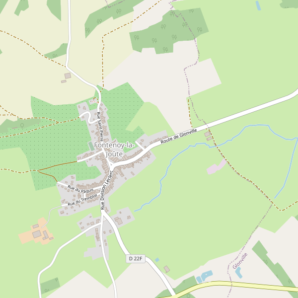 Carte des terrains-de-sport à Fontenoy-la-Joûte Thumbnail