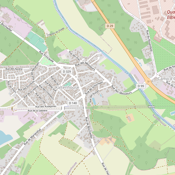 Carte des hotels à Kaltenhouse Thumbnail