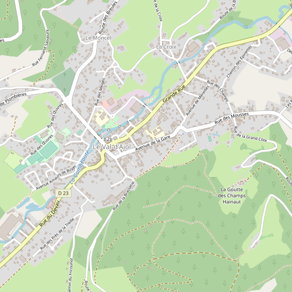 Carte des dentistes à Le Val-d'Ajol Thumbnail