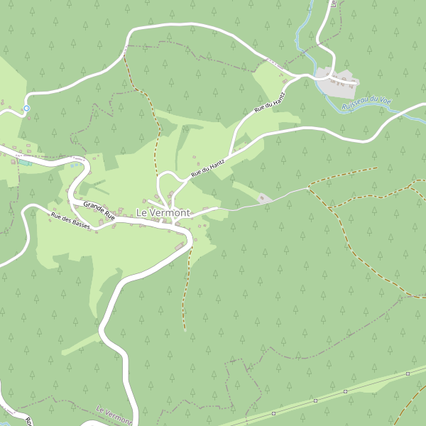 Carte des boites-de-nuit à Le Vermont Thumbnail
