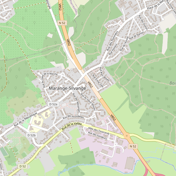 Plan de Marange-Silvange Thumbnail