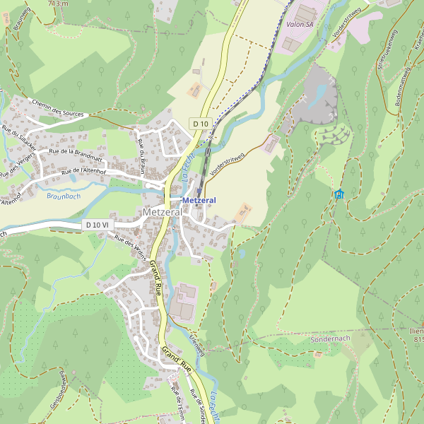 Carte des taxi à Metzeral Thumbnail