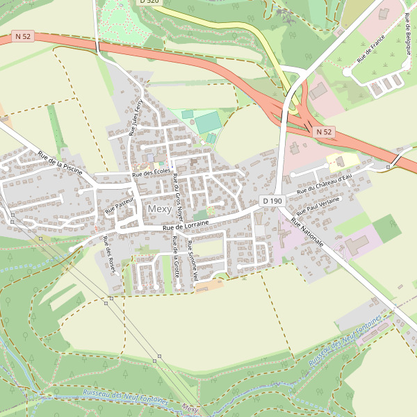 Carte des hotels à Mexy Thumbnail